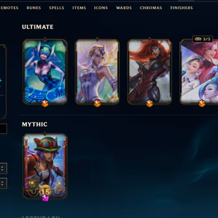 [NA] - Lvl 168  | Silver-Gold - Last Season | 248 Skins  | 27,364 BE - 174 RP  | Honor Lvl 3  | Full Champs - Image 1