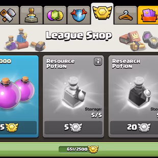36 | TH 16 Semi max | Heros-57-75-41-50-32 | th16 | 500 cwl madel | equipment good | golden  walls | xp-170  - Image 5