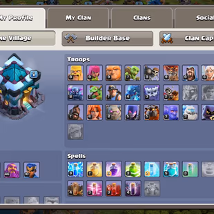 COC | 13 TH 💎 151 LVL | 2601 TROPHIES | 421 GEMS | 6 HERO SKINS | MAGIC ITEMS |  RENAME | FULL ACCESS | GIFT 🎁 - Image 3