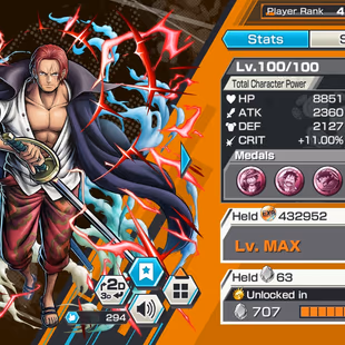 IOS-Android-4 Ex(Shanks Red-Roger-White Beard-Big mom)-Good Medal-SP 151%-Good BF(Marco-Rayleigh-Law oni)-HP746 - Image 4