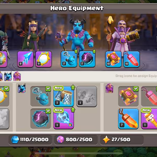 FULL MAX TOWNHALL 11 - HEROES 50/50/30/20 [] GOOD EQUIPMENTS [] INSTANT DELIVERY [] XP 106 [] iOS/Android - Image 4