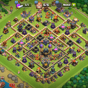 TH 17 ALMOST MAX -HERO 89-94-74-70-35- NIGHT VILLAGE MAX - MANY MAGIC ITEMS - HERO EQUPMENTS - (107) - Image 2