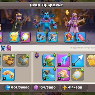 [ TH-12 MAX ] || 4 EPIC || S.BALL [14] - M.MIRROR [14] || MAX DEFENCES - WALLS || HEROS: 65-65-40-40 || FAST DELIVERY - Image 5