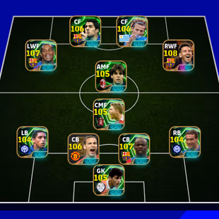 3280+ Team I Messi 108 I Neyamr 107 I Forlan 106 I Ronaldinho 107 I Casilas 106 I Rio 106 I Thuram 107 I Kaka 105 I Isak - Image 1