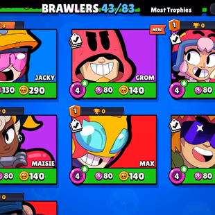 |3in1| BS - CR - COC | 9497  TR | 43 BRAWLERS | 2 Legendary | 1859 VICTORIES | 82 LVL | 114 GEMS | FULL ACCESS | GIFT - Image 6