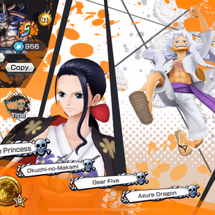 Hyber Boost 41-5 Ex Max(Gear 5-Yamato Ace-Kid Law-Yamato Hybrid-Kaido V3)-Support 164-Good Medal-Robin-Uta-Sanji-KC07 - Image 3