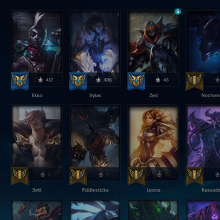 **Ekko/Sylas main** with all skins, boarders, chromas, icons for them - Image 2