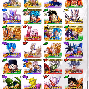D595-IOS+Android-Team Fusion+5 UL(SS4 Gogeta Full Red Star+Goku Ui)+38 Legends+Good Equipment+New Goku Uis+Vegito Green - Image 8