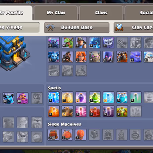 |! FULLY MAX TH12 |! PAID SCENERY 11X SKIN |! EPIC [ SB-MAX MM-MAX FB-MAX ] [GG-15 FA-15]XP-120 MEDALS-350 |!MAGIC ITEMS - Image 5