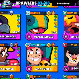 45K+TROPHY BS ACCOUNT|| STAR SHELLY SKIN BANANAS COLT ||125 TOTAL SKIN || 15 HYPER 2 MAX TOTAL 17 MAX || 8k HIGHEST RANK - Image 7
