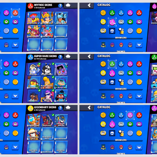2022 ACCOUNT 💕 65526 TROPHIES 💕 171 SKINS | 92 BRAWLERS | 25 HYPERCHARGE | MYTHIC SKINS | LVL 98 | INSTANT DELIVERY - Image 5