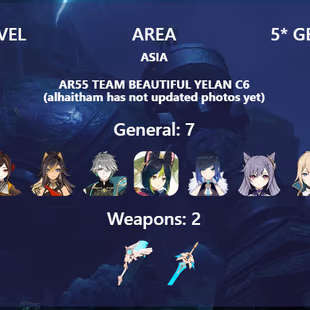 R303-ASIA-AR47-Chiori-Dehya-Alhaitham-Tighnari-Yelan-Keqing-Jeans-Weapon: 2 - Image 3