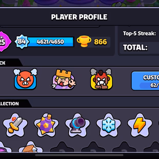 SQUAD BUSTERS-84 LVL.91LVL SQUAD JOURNEY.27 SQUAD | 27 SQUAD 3 STARS.62 EMOJ .IMMEDIATE DELIVERY - Image 4