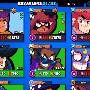|2in1| BS - COC | 5405  TROPHIES | 31 BRAWLERS | 2 Legendary | 739 VICTORIES | 45 LVL | 136 GEMS | FULL ACCESS | GIFT - Image 7