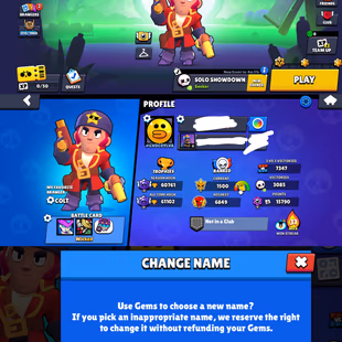 26 Brawlers MAX | 17 Hypercharge | 84 Brawlers Unlocked | 60000 Trophies | 185 Skins | 26 RANK MAX | Rename 90 - Image 6