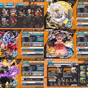 4 Ex(Luffy Nika Max-AceYamato Max-Big Mom Max-Zoro Onigashima Max)-Good BF Rayleigh-King Alber-Uta-SP 132-Good Medal-Q19 - Image 1