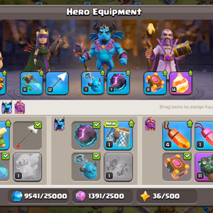 |! FULLY MAX TH 11 || 4X HERO MAX || EPIC [FB LP] || 162 MEDAL || 110 WAR STAR || BH-6 - Image 6