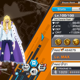 IOS-Android-Kid Law Max-Good Medal-SP 129%-Good BF Hakuba max-Rayleigh-Luffy-Cracker-HP777 - Image 4