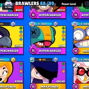 69K+ TROPHIES | 25+ MAXED BRAWLERS | 88/89 ALL BRAWLERS UNLOCKED | 160+ PREMIUM SKINS - Image 5