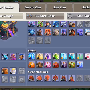 ❗[ PREMIUM TH-14 ]❗GIANT GUANTLET || HEROS: 55-68-43-51-30 || BLUE WALLS || NICE TROOPS || FAST DELIVERY  - Image 4