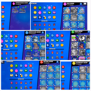 16K TROPHY BS ACCOUNT | 55 BRAWLER! 2 HYPER 2 MAX TOTAL 4 MAX! TOTAL 64 SKIN! CHEAP- INSTANT - Image 4