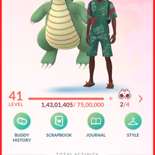 LEVEL 37 [] LEGENDARY 79 [] SHINY 41 [] POKEMON 352 [] 17 DMAX [] 16 COSTUME [] 45 PERFECT - Image 1