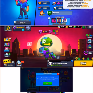 🔥SUPER-PREMIUM🔥104 TOP SKINS | 43400 TROPHY | 54 BRAWLERS MAX (11 HYPER) | STAR SHELLY x ROYAL AGENT COLT | CHECK POST - Image 2