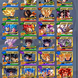 D788-IOS+Android-Vip Meta Account-9 UL(SS Goku+Frieza+SS4 Gogeta+Majin+Turles+Super Vegeta)+62 Legends+Vip Equipment - Image 6