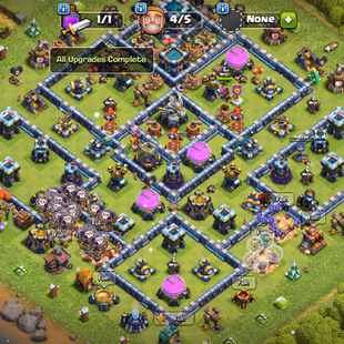 ALMOST MAX TH13 || ALL EPIC- MAX GG-FA || LAB FULLY MAX |' ORE FULL XP-179 |' HEROES 66-70-43-50-22 |MEDALS-260 DEFENCE - Image 1