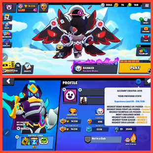 🚀LV92 | 16238 Trophies  58BR |💥72Skins | 6Maxed 4Hyper 3xLv10 | 1 Titles | Gems: 148 | FREE Rename |Instant Delivery - Image 2