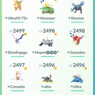 F1]Super Rare Account 2019]Max Level 50] Level1 Glar moltress]7 Hundo Legendary]970 Legendary]6 event shiny]9 Mythical - Image 5