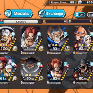 BR622-IOS+Android-12 Ex(Saturn+Garp+Gear 5+Shank v4+Roger+Yamato Ace+Akainu+Kid Law)+Good Medal+Support 147+Yasopp Max - Image 4