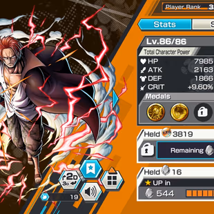 IOS-Android-3 Ex Max(Shanks Flim Red-Kaido v3-Roger)-Good Medal-SP 148%-BF(Obori-Whitebeard-Jack)-HP538 - Image 4