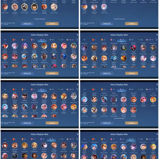 [IOS/ANDROID] CEL LVL 97 | 130 HEROES | 403 SKINS | EXALTED 1 | OP SKINS | 2 LEGEND - KAKASHI - KOF - METRO - ZENITH - - Image 3