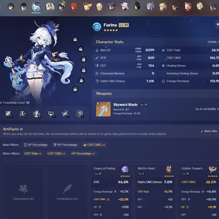 EU | AR 56 | 13 + 3 Leg | Xiao | Klee | Dehya C1 | Yelan | Furina | Nahida | Venti | Arataki Itto | Tighnari | Jean - Image 3