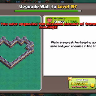 RARE [KOREA LOCAL] XP 244 | TH18 FULL MAX 5 HERO | 105-105-95-80-55 | FULL MAX WALL | FREE NAME CHANGE | WAR ARENA - Image 6