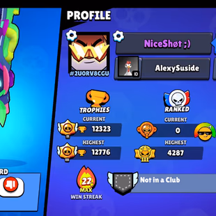 |3in1| BS - COC - CR | 12323  TR | 44 BRAWLERS | 2 Legendary | 1040 VICTORIES | 67 LVL | 15 GEMS | FULL ACCESS | GIFT - Image 1