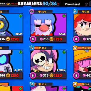 |2in1| BS - CR | 16746 TROPHIES | 52 BRAWLERS | 5 Legendary | 2527 VICTORIES | 99 LVL | 63 GEMS | FULL ACCESS | GIFT - Image 7