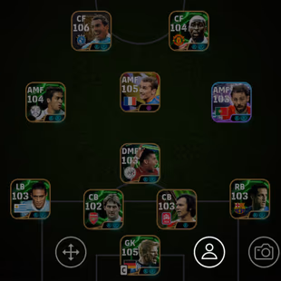 RARE STRENGTH 3202-Tevez 106-Griezmann-Oliver 105-Cole-Batistuta-Rummenigge-Raul 104-Franz-Belletti-Caceres-Rijkaard-Sil - Image 2