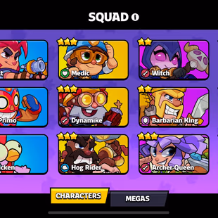 SQUAD BUSTERS |23 LVL | 66 LVL SQUAD |15-3 STAR |5-2 STAR |21 SQUAD | 35 EMOJI | SEE SCREENSHOTS | - Image 4
