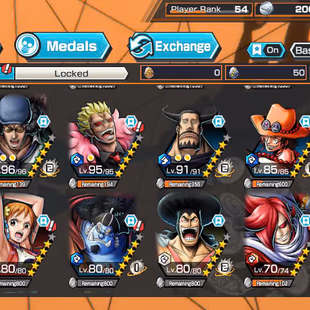 BR467-Hyber 43+5 Ex(Kuzan+Lucci+Gear 5+Roger+Kid Law)+Good Medal+Support 162+Jabra+Kaku+Cracker+Brook+Yonji+Niji+ChijI - Image 5