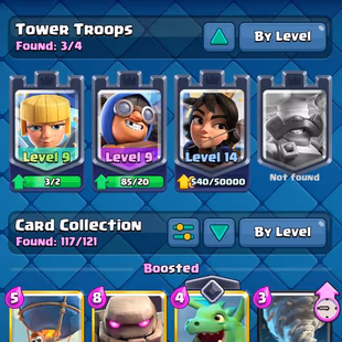 LNY EMOTE [] GEMS 5665 [] MAX 38 [] ARENA 19 [] 1 ELITES [] 2 EVO [] 7111 TROPHIES [] XP34 [] 7 SKINS [] INSTANT - Image 6