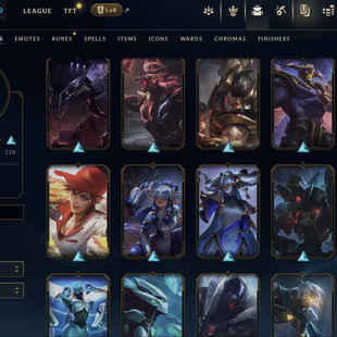 EUW | 211 skins | 132 champions | DJ Sona | Prestige Obsidian Dragon Sett | Soulstealer Vayne - Image 3