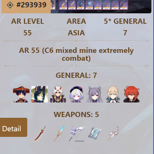 R249-ASIA-AR55-Scaramouche-Arataki-Tighnari-Qiqi-Keqing-Jeans-Diluc-Weapon: 5 - Image 2