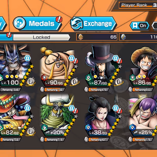 IOS-Android-3 Ex Max(Shanks Flim Red-Kaido v3-Roger)-Good Medal-SP 148%-BF(Obori-Whitebeard-Jack)-HP538 - Image 1
