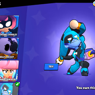 59k TROPHIES | 40 MAXED BRAWLERS | 65 SKINS | NIGHT MECHA CROW | DARK ANGEL COLT | INSTANT DELIVERY ! - Image 7
