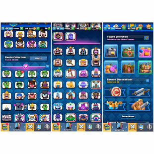 LVL-48! KT-14 [ 9.1K TROPHY]! 26x MAX CARDS! 7x EVOS! 1x ELITE! 106x CARDS UNLOCK! 58x EMOTES!  FULL ACCESS! - Image 3