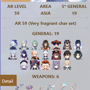 R243-ASIA-AR59-Furina-Neuvillette-Baizhu-Dehya-Cyno-Yelan-Kamisato-Raiden-Kazuha-Ayaka-Hutao-Zhongli-Xiao-Qiqi-Mona-Klee - Image 2
