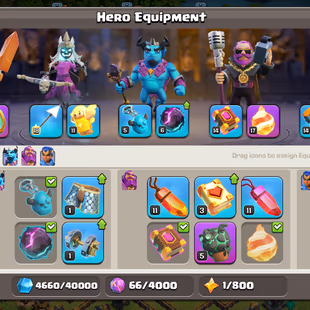 !!RAREST-TH14 FULL MAX!! X MAX-[15-25]!! SB-21!SnB-21!FB-17!EB-17!! HERO-80-80-60-55-30!! WAR ARENA! 1300-MEDALS! 208-XP - Image 7