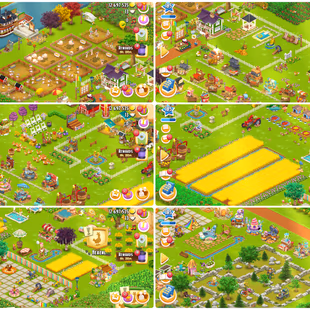 Incredible Farm-Level[185]-Town Animal[35x]-Barn Storage[5350]-Silo Storage[4950]-90Percent LandPermit Open-Coins[12.6m] - Image 1